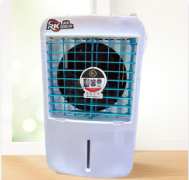 Raghuvir 12’ CURRV Air Cooler - Glass Top, 30L Tank, 3 Side Honey Combpad, 4 Way Swing
