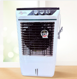 Raghuvir 16’ ALTAR GLASS TOP Air Cooler - Heavy Duty Motor, 75L Tank, 3 Side Honey Combpad, Ice Chamber