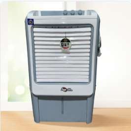 Raghuvir 18’ GEO Air Cooler - Glass Top, 90L Tank, 3 Side Honey Combpad